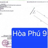 Bán đất đường 7,5m đường Hòa Phú 9 (Gò Nảy 6) - rẽ nhất thị trường